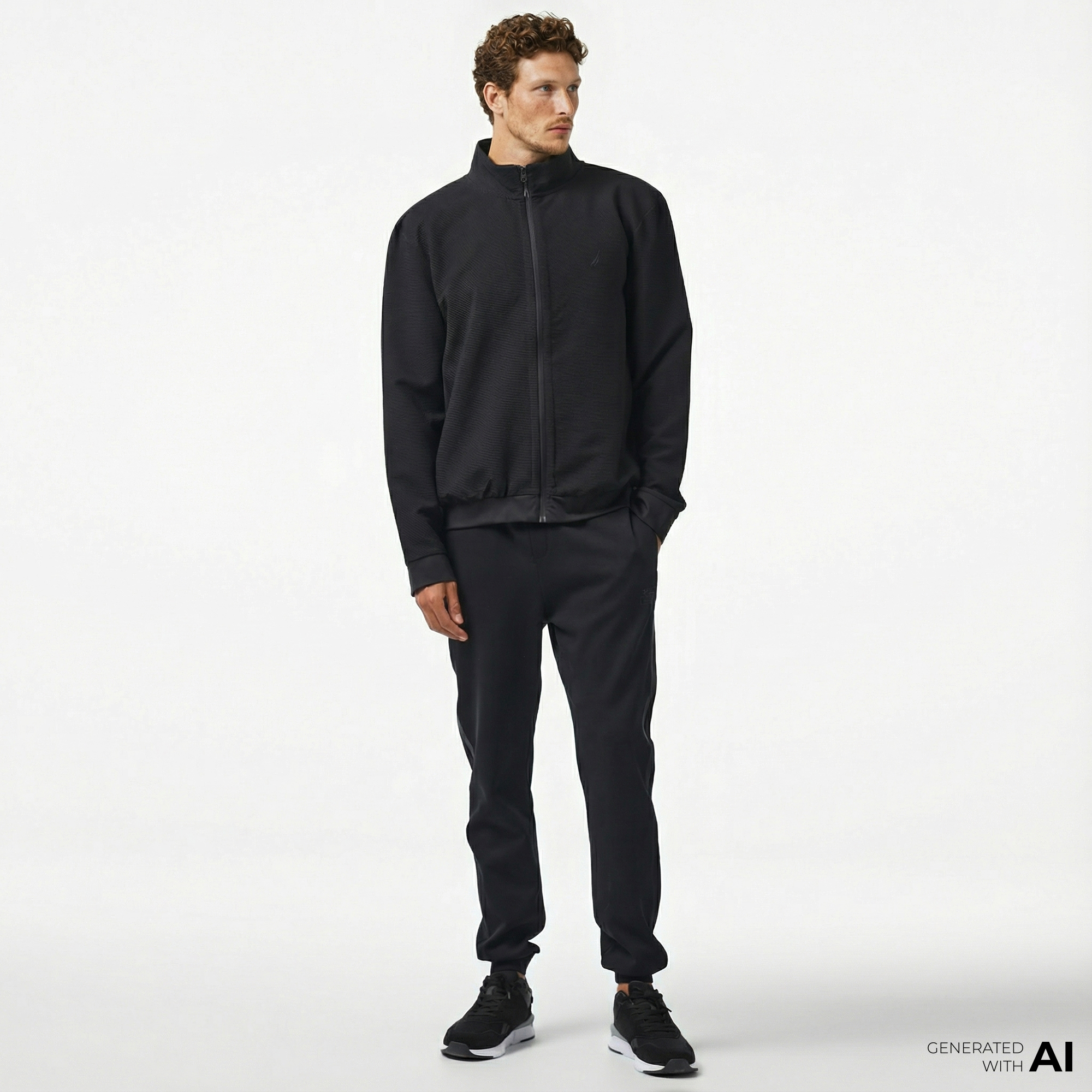  Nautica Erkek Siyah Eşofman Altı