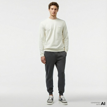  Nautica Erkek Gri Eşofman Altı