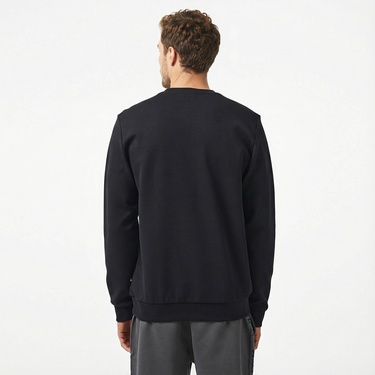  Nautica Erkek Siyah Regular Fit Sweatshirt