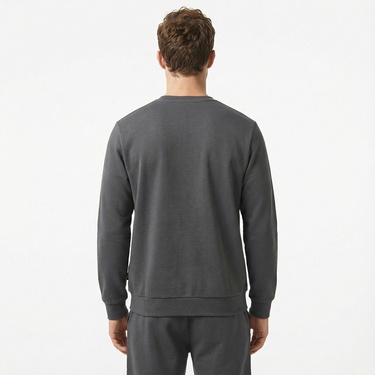  Nautica Erkek Gri Regular Fit Sweatshirt