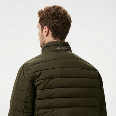  Nautica Erkek Yeşil Çift Taraflı Mont
