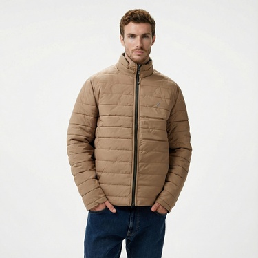  Nautica Erkek Yeşil Çift Taraflı Mont