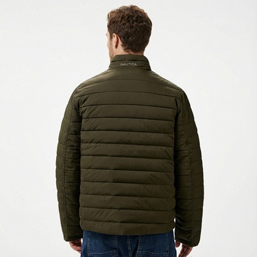  Nautica Erkek Yeşil Çift Taraflı Mont