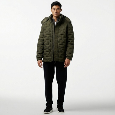  Nautica Erkek Yeşil Mont