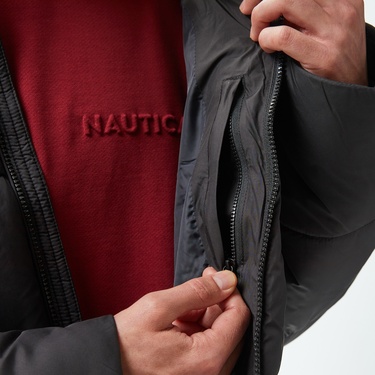  Nautica Erkek Siyah Mont