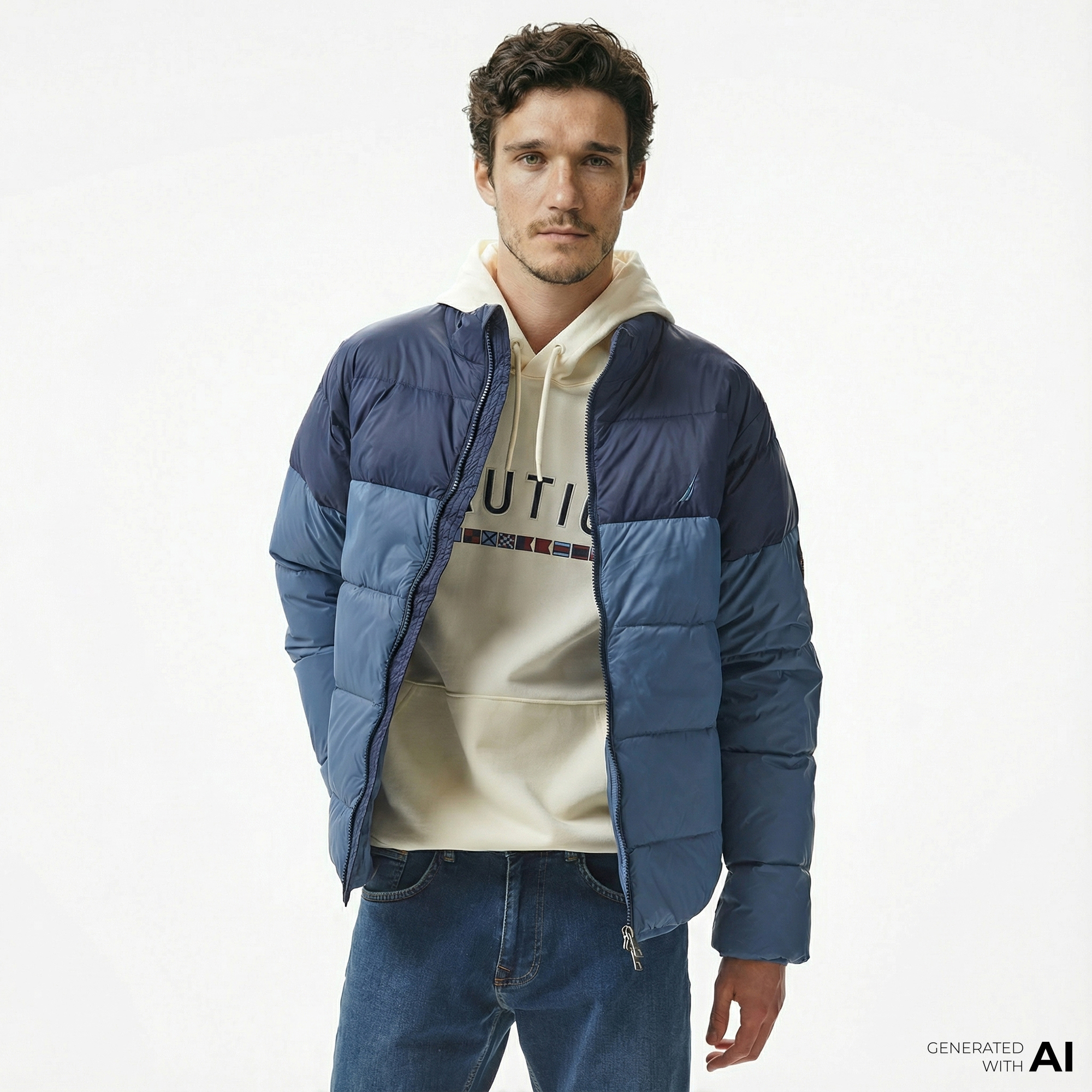  Nautica Erkek Mavi Mont