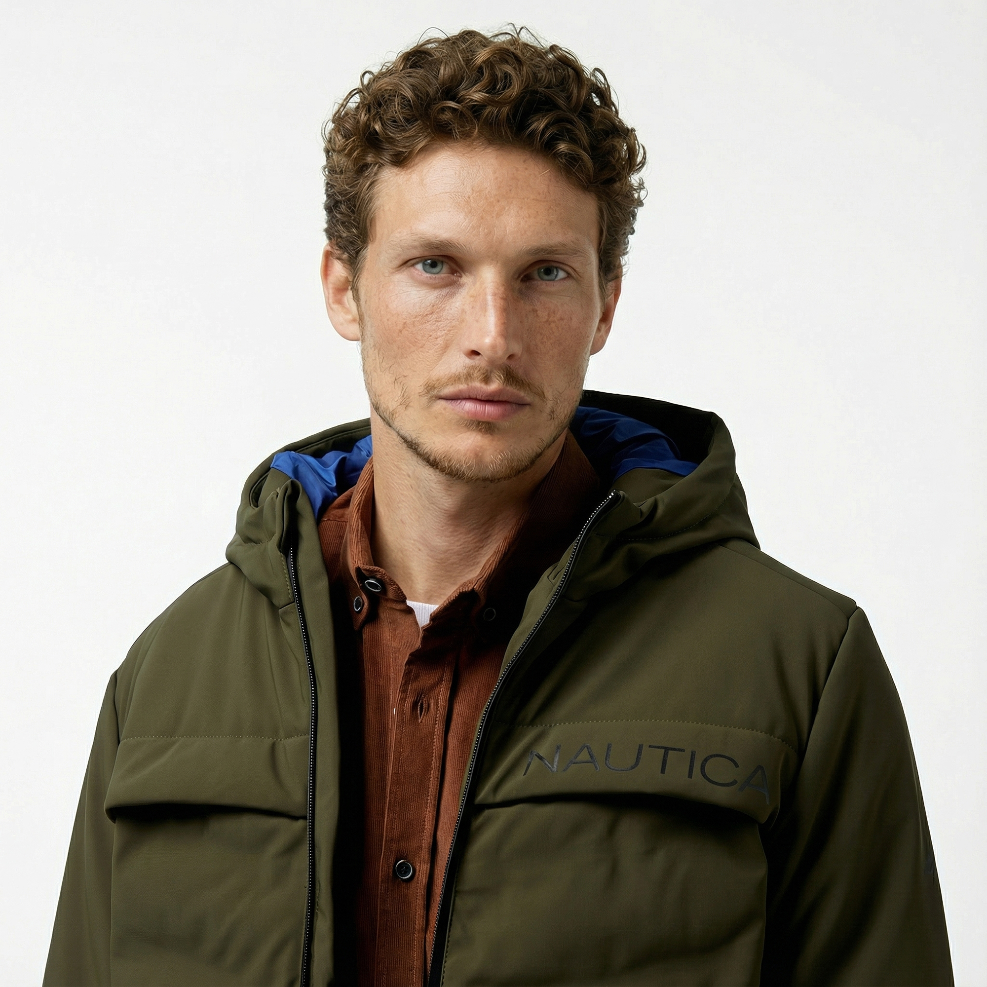  Nautica Erkek Yeşil Mont