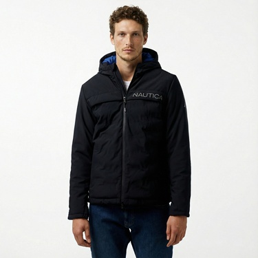  Nautica Erkek Siyah Mont
