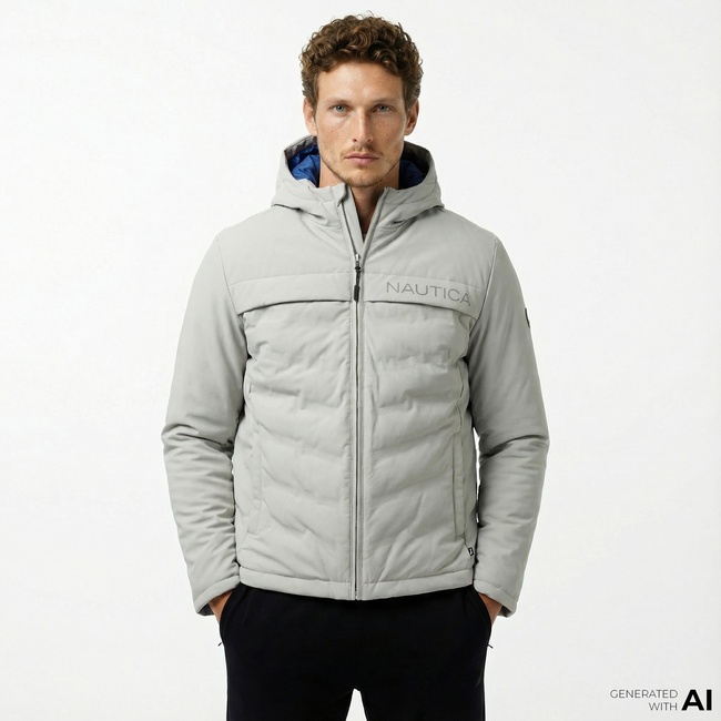  Nautica Erkek Gri Mont