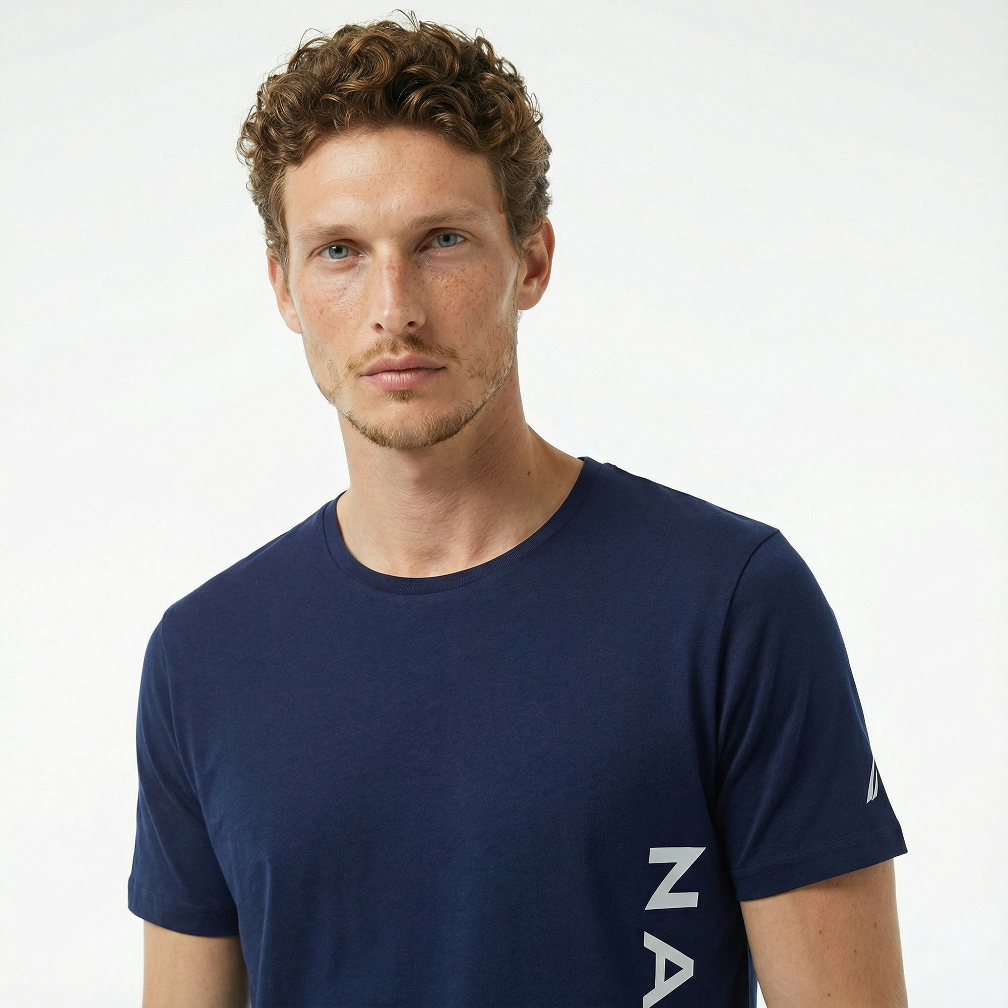  Nautica Erkek Lacivert Standart Fit T-Shirt