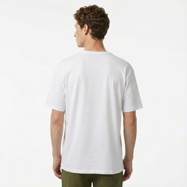  Nautica Erkek Beyaz Oversize T-Shirt
