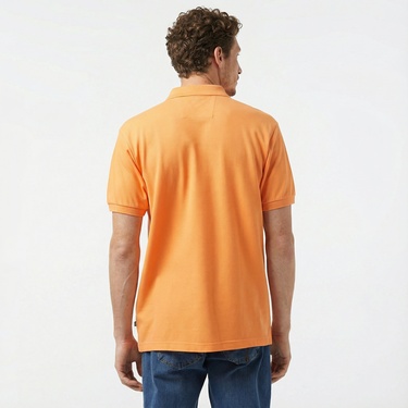  Nautica Erkek Turuncu Classic Fit Kısa Kollu Polo Yaka T-Shirt