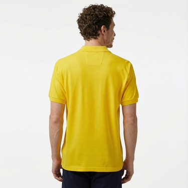  Nautica Erkek Sarı Classic Fit Kısa Kollu Polo Yaka T-Shirt