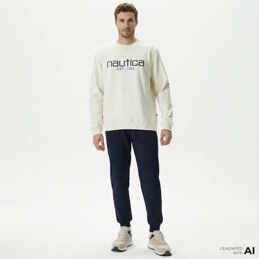  Nautica Erkek Lacivert Standart Fit Eşofman Altı