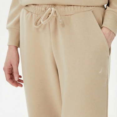  Nautica Kadın Kırık Beyaz Relaxed Fit Eşofman Altı