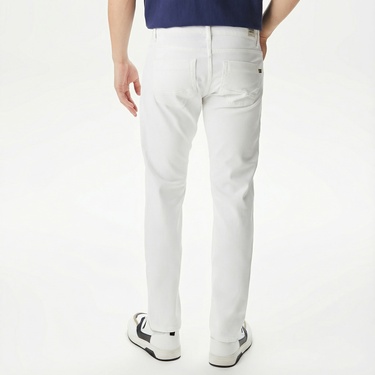  Nautica Erkek Beyaz Slim Fit Jean