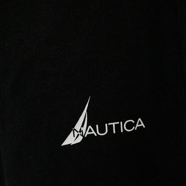  Nautica Erkek Siyah Standart Fit Eşofman Altı