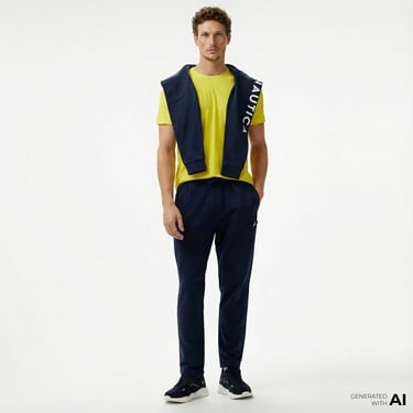  Nautica Erkek Lacivert Standart Fit Eşofman Altı