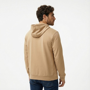  Nautica Erkek Bej Standart Fit Sweatshirt