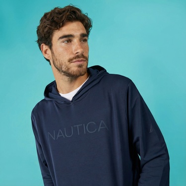  Nautica Erkek Lacivert Standart Fit Sweatshirt