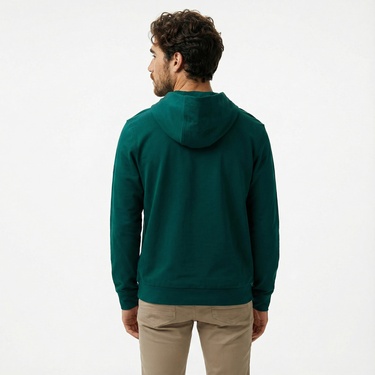  Nautica Erkek Yeşil Standart Fit Sweatshirt