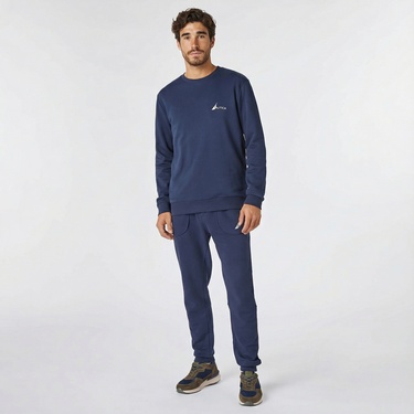  Nautica Erkek Lacivert Standart Fit Sweatshirt