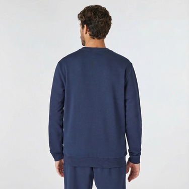  Nautica Erkek Lacivert Standart Fit Sweatshirt