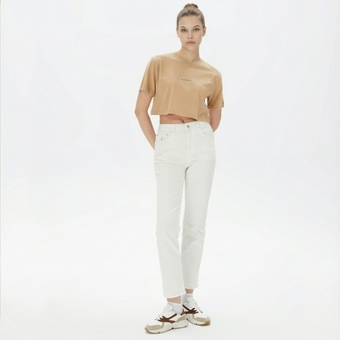  Nautica Kadın Bej T-Shirt