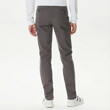  Nautica Erkek Gri Slim Fit Pantolon