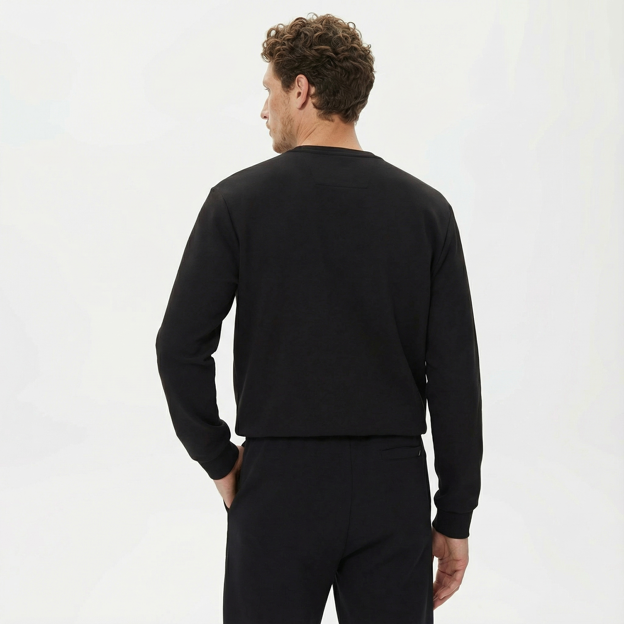  Nautica Erkek Siyah Standart Fit Eşofman Altı