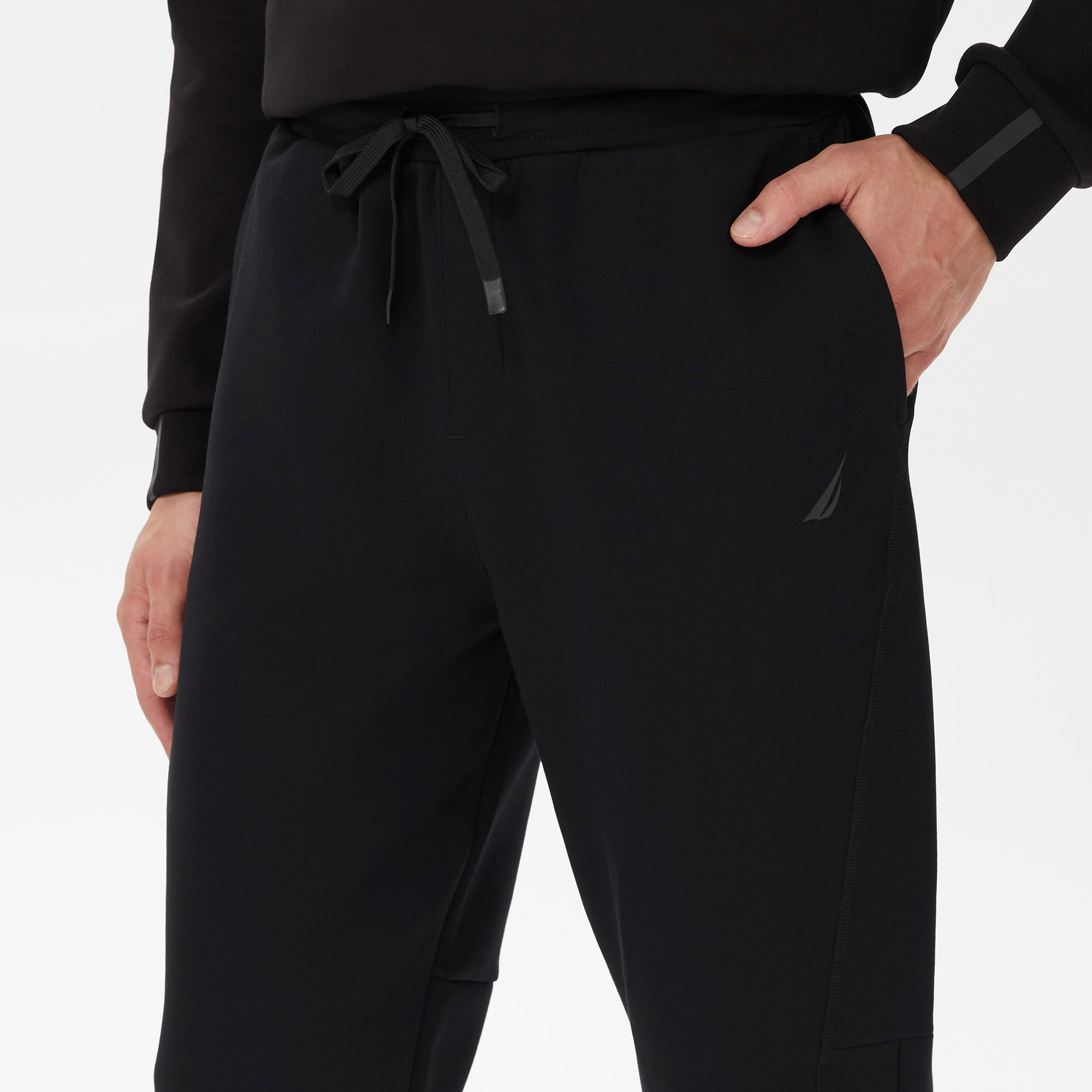  Nautica Erkek Siyah Standart Fit Eşofman Altı