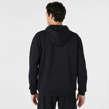  Nautica Erkek Siyah Standart Fit Kapüşonlu Sweatshirt