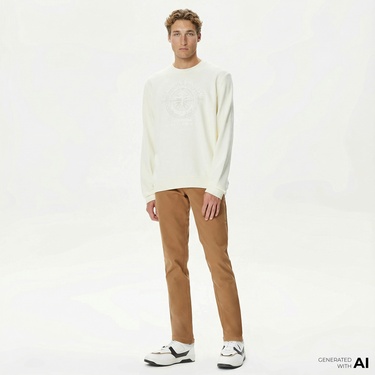  Nautica Erkek Bej Slim Fit Pantolon