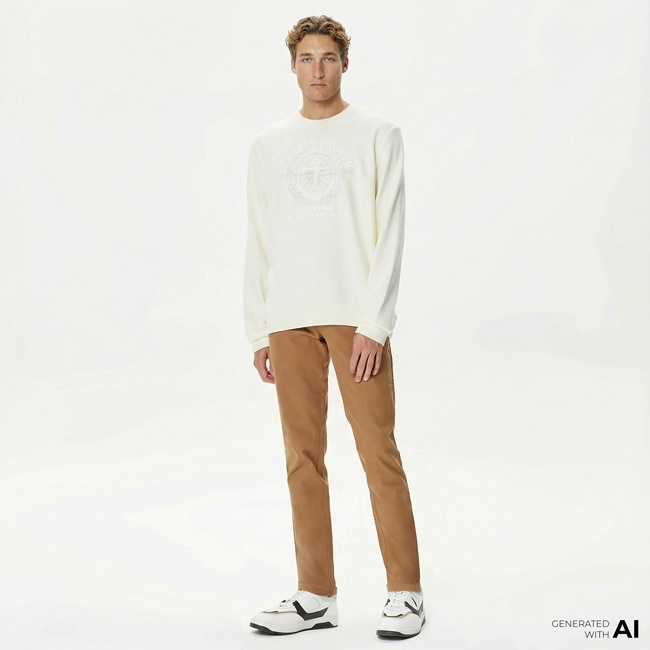  Nautica Erkek Bej Slim Fit Pantolon