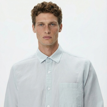  Nautica Erkek Mavi Classic Fit Gömlek