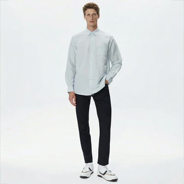  Nautica Erkek Mavi Classic Fit Gömlek