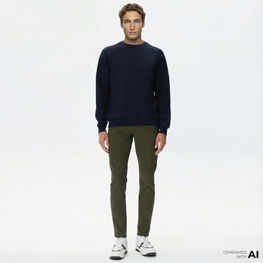  Nautica Erkek Lacivert Standart Fit Jakarlı Sweatshirt