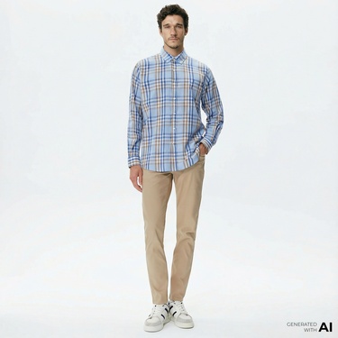  Nautica Erkek Bej Slim Fit Pantolon