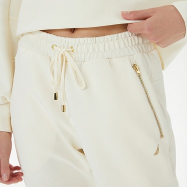  Nautica Kadın Kırık Beyaz Relaxed Fit Eşofman Altı