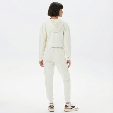  Nautica Kadın Beyaz Relaxed Fit Kapüşonlu Hoodie