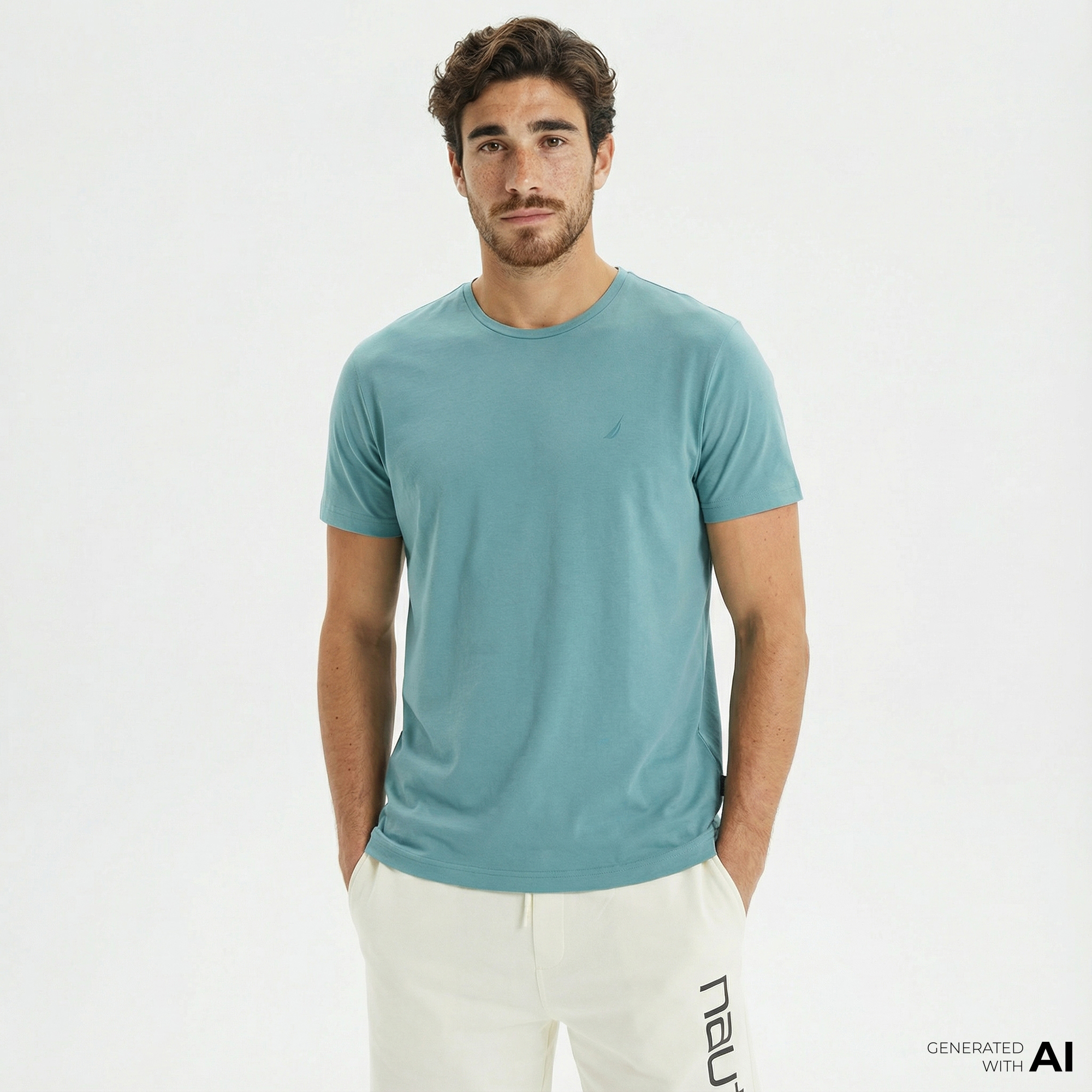  Nautica Erkek Yeşil T-Shirt
