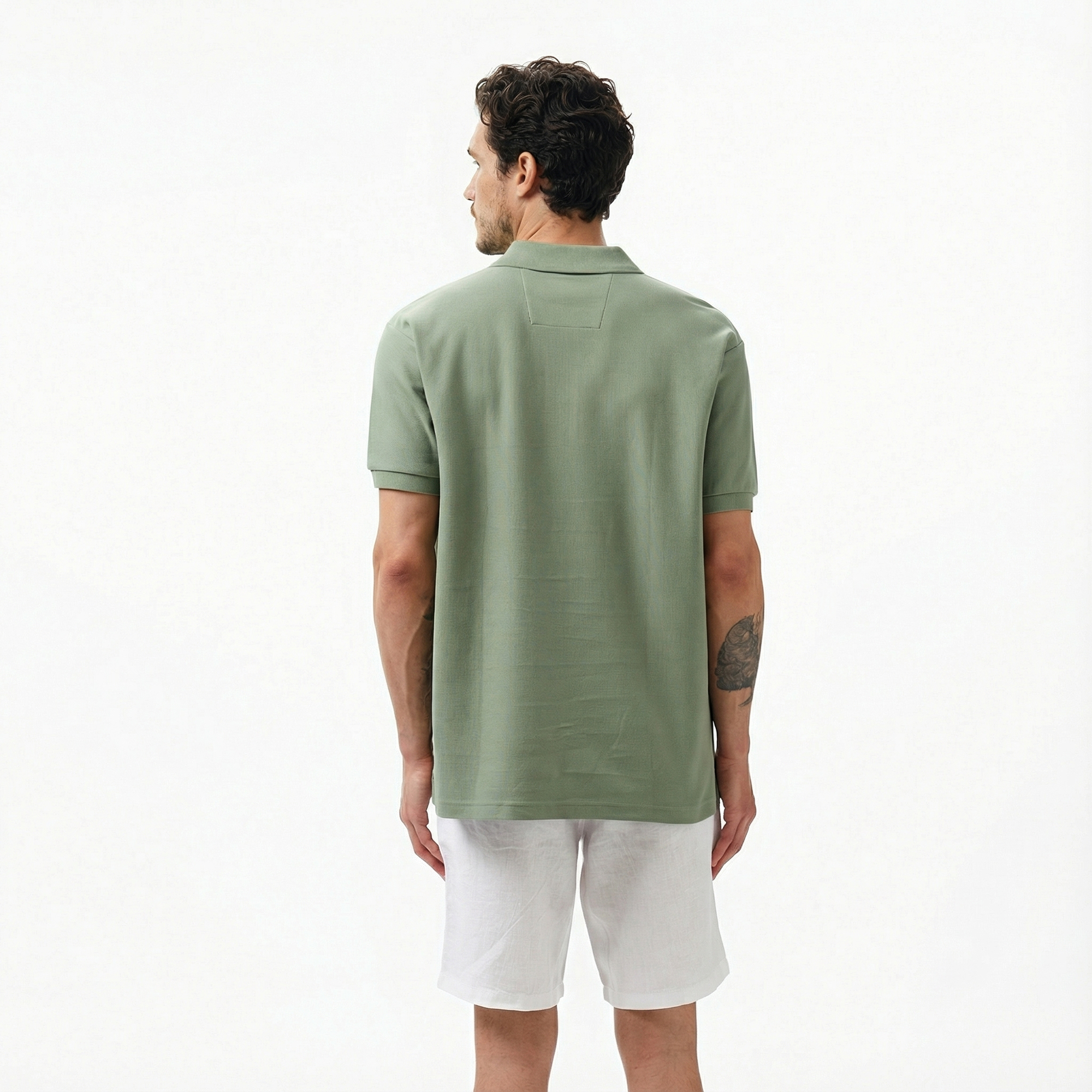  Nautica Erkek Yeşil Classic Fit Kısa Kollu Polo Yaka T-Shirt