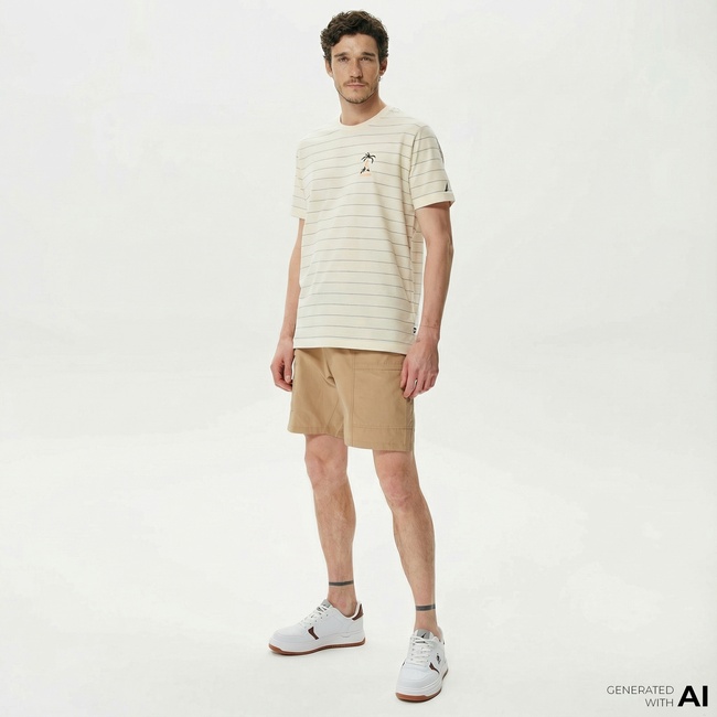  Nautica Erkek Bej Bermuda