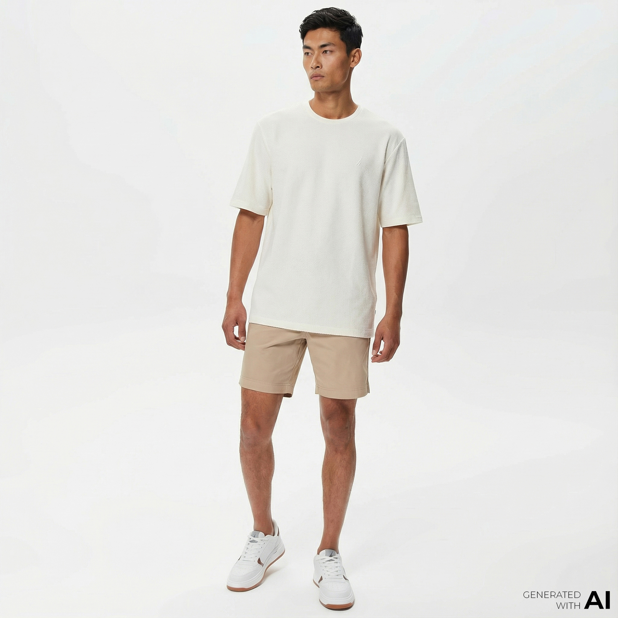  Nautica Erkek Bej Bermuda