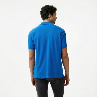  Nautica Erkek Mavi Classic Fit Kısa Kollu Polo Yaka T-Shirt