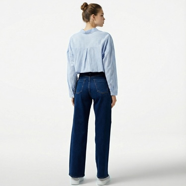  Nautica Kadın Lacivert Jean Pantolon