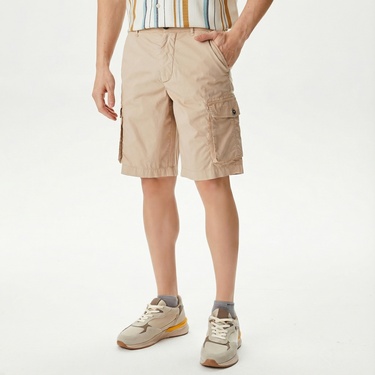 Nautica Erkek Bej Bermuda