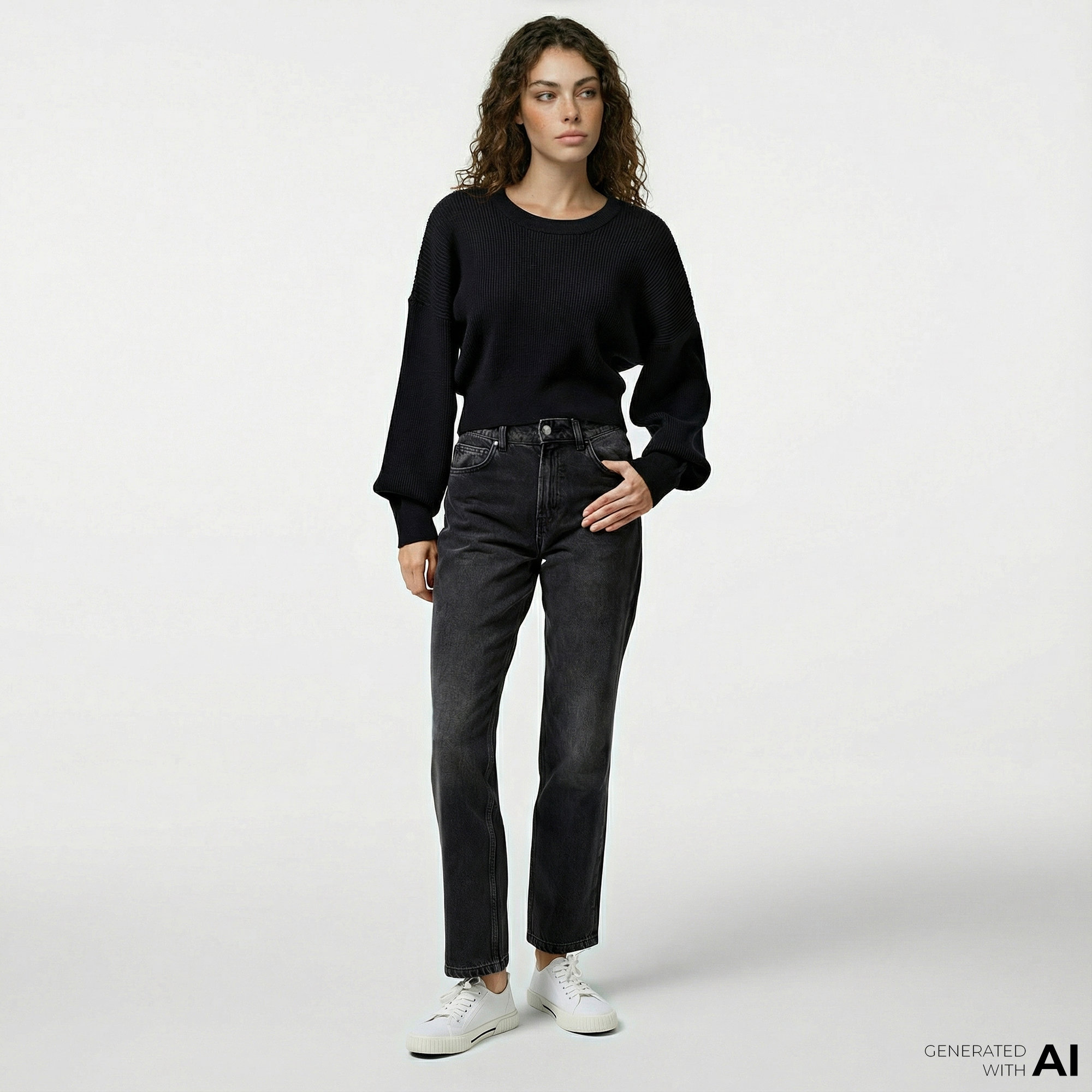  Nautica Kadın Siyah Jean Pantolon