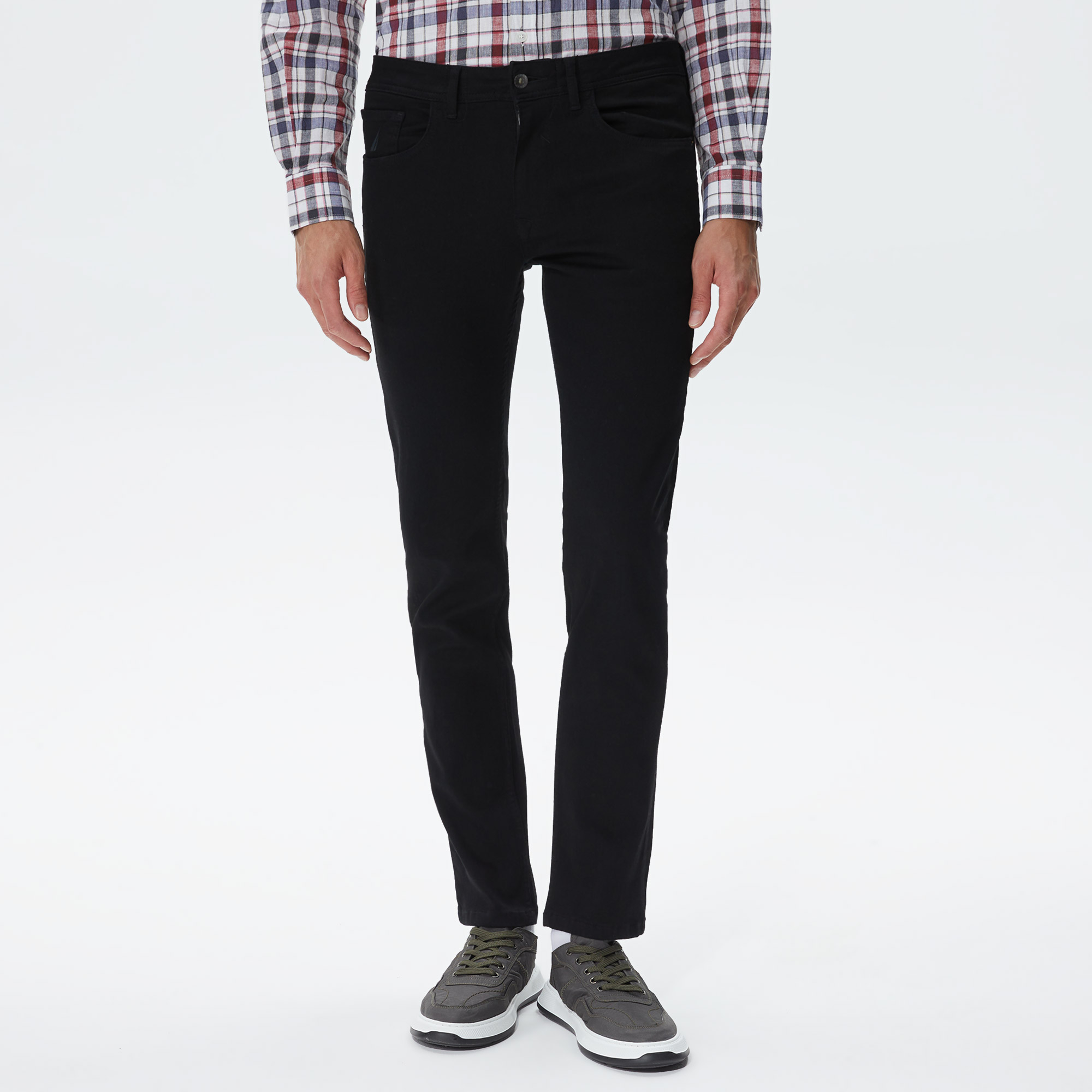  Nautica Erkek Siyah Slim Fit Jean Pantolon