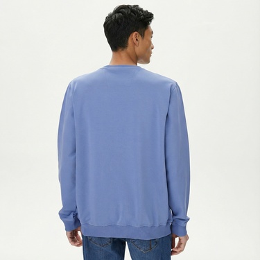  Nautica Erkek Mavi Standart Fit Sweatshirt